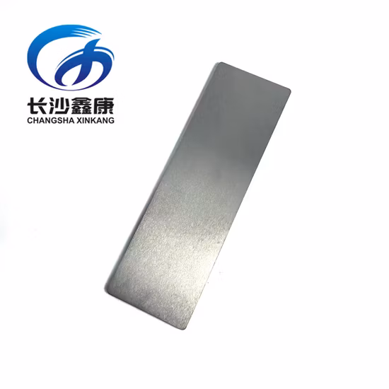 Bersaglio per sputtering in titanio al 99,99% Piastra in titanio puro al 99,999%.